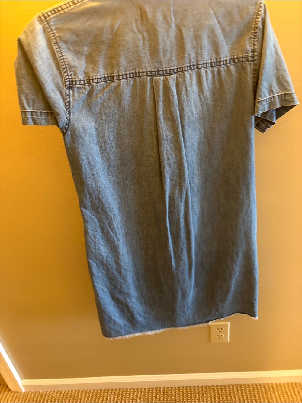 Madewell Medium Blue Denim Shirt Jacket - Picture 5 of 5